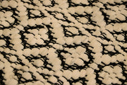 Hand-Stitched Black Rug