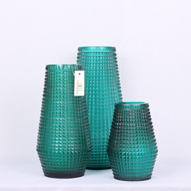 Aquatic Blow-Moulded Vase Set