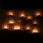 Circuit Metal Wall Candle Holder
