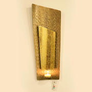 Golden Wall Candle Holder