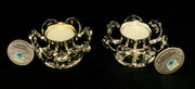 Silver Plated Candle Set - Italy