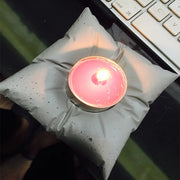 Concrete Pillow Candle Holder (Set of 2)