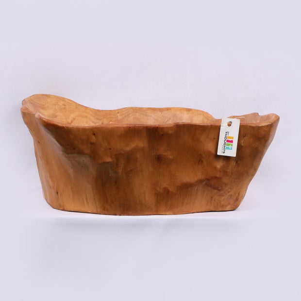 Raw Natural Wooden Bowl