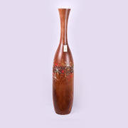 Thailand Brown Wooden Vase 1
