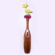 Thailand Brown Wooden Vase 1