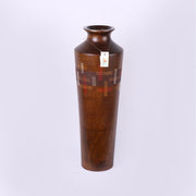 Thailand Light Brown Wooden Vase