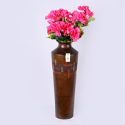 Thailand Light Brown Wooden Vase