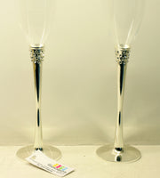 Champagne Glasses (Crystals with Polished Flute)