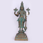 Lord Vishnu In Bronze