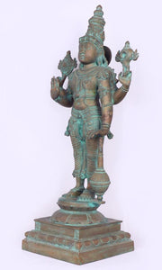 Lord Vishnu In Bronze