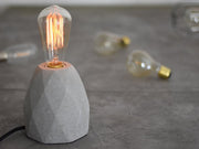 Cone Table Lamp ( With Edison Bulb)