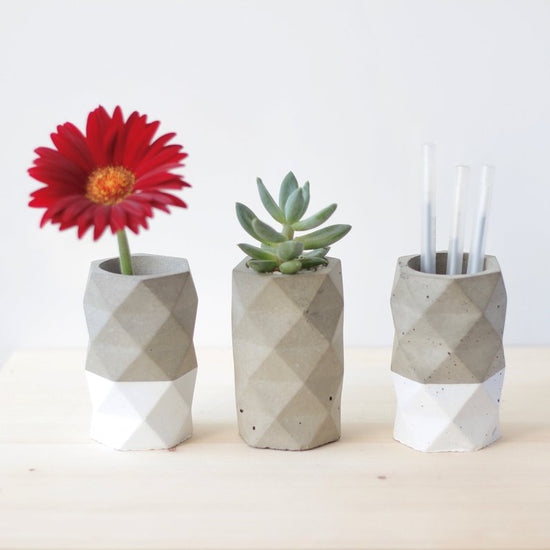 Geometric Vase or Pen Holder